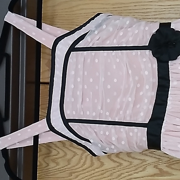 "PRETTY IN PINK" GIRLS SZ 16 DRESSY DRESS W/PUCKER - Picture 2 of 11